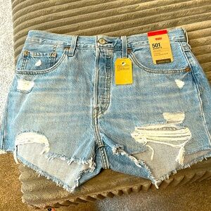 Levi 501 shorts, size 31